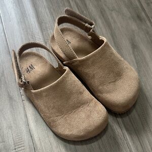 H&M Kids Brown Suede Slippers
